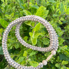 4 Iayers Tulsi Mala Round Beads 18 Inch