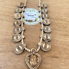 Radha Name 14 Patte , Radhakrishna Locket Tulsi Mala