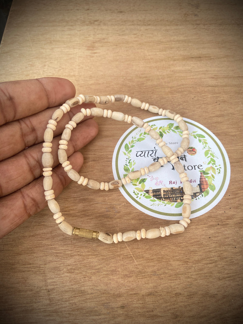 1 Round Tulsi Mala Mrudangi
