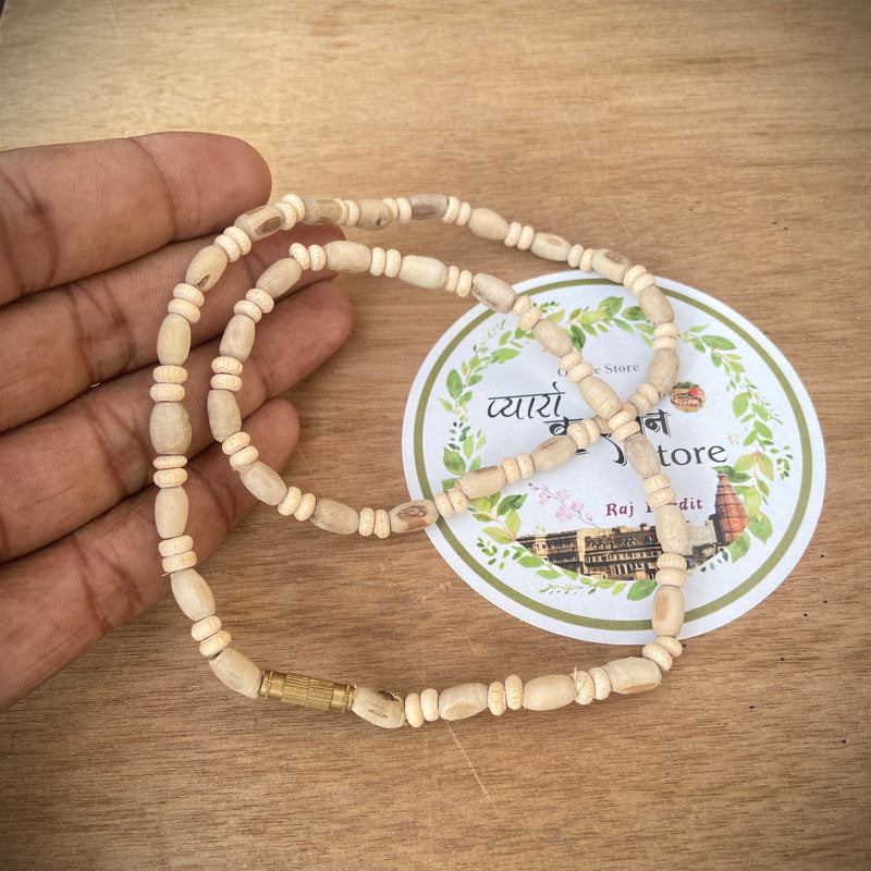 1 Round Tulsi Mala Mrudangi