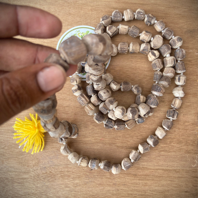 [108+1] 16-18 MM Tulsi Japa Mala